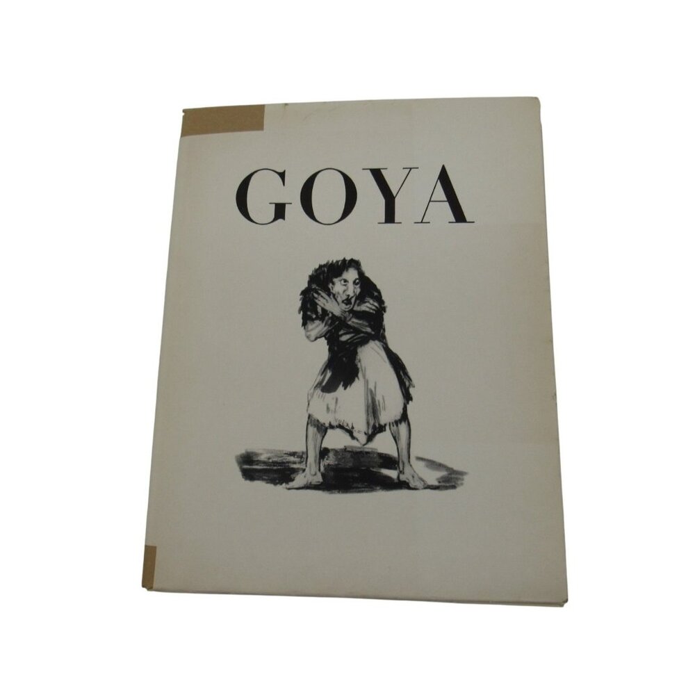 Vintage GOYA DRAWINGS Prado Book 1947 Softcover André Malraux Introduction 11"